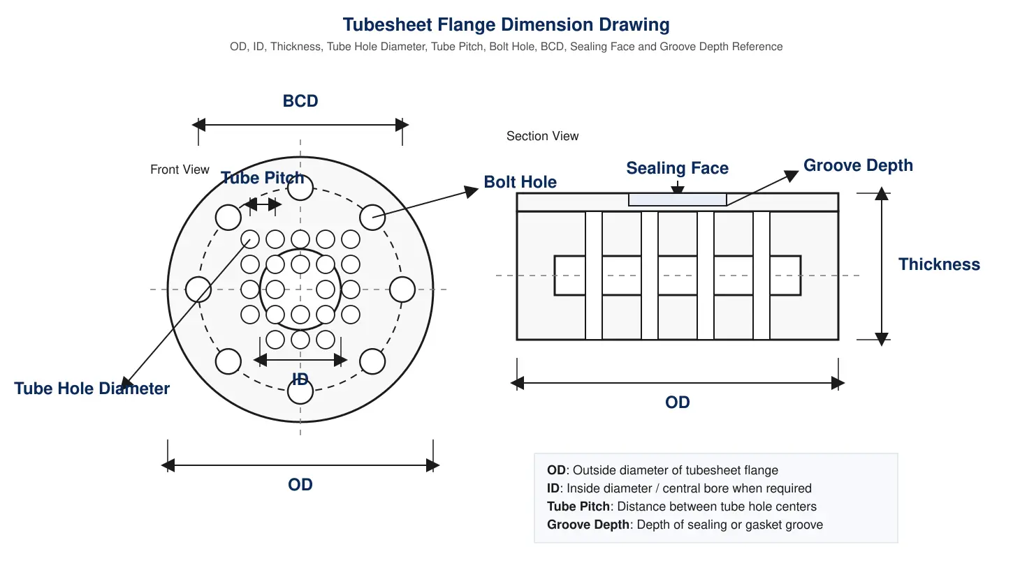 tubesheet-flange-dimension-drawing tubesheet-flange-dimension-drawing