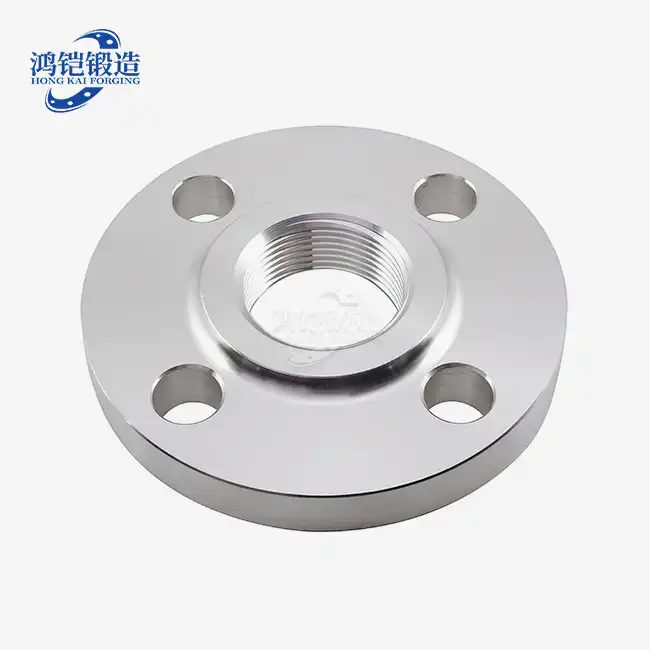 What Is a Threaded Flange and How Does It Work in Pipe Networks?